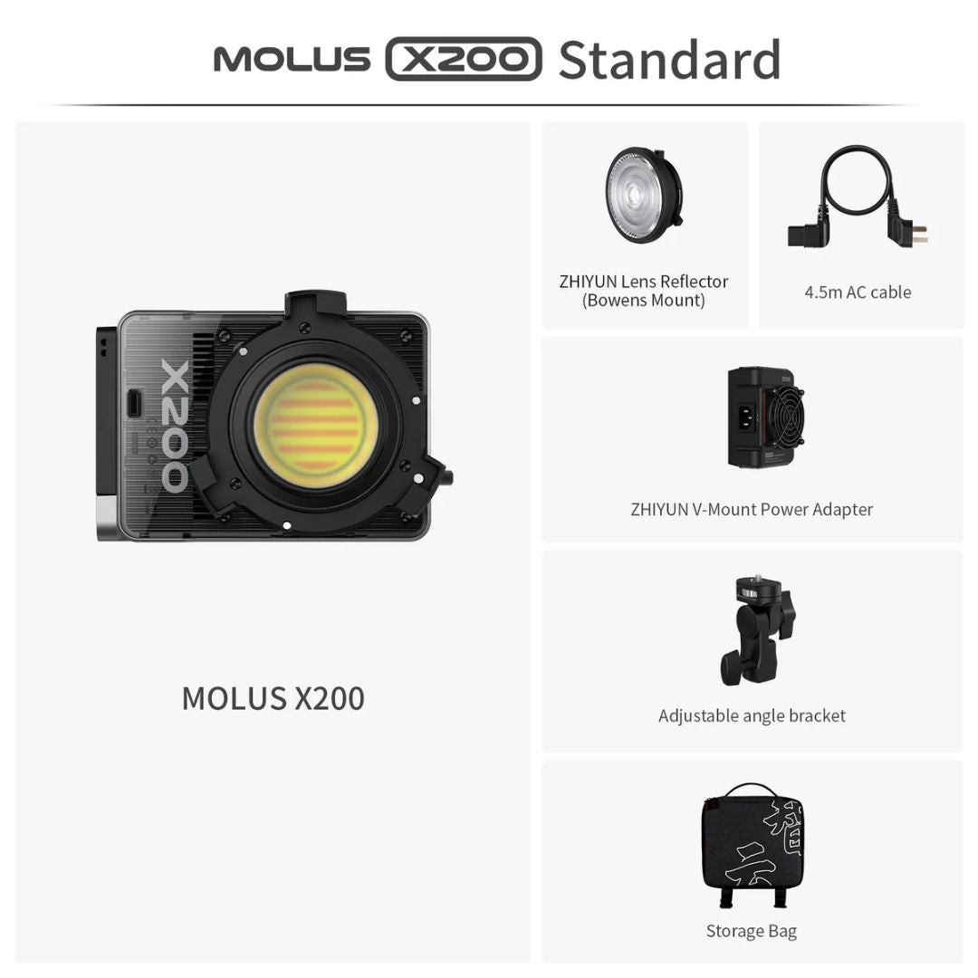 Zhiyun MOLUS X200 COB LED 攝影燈