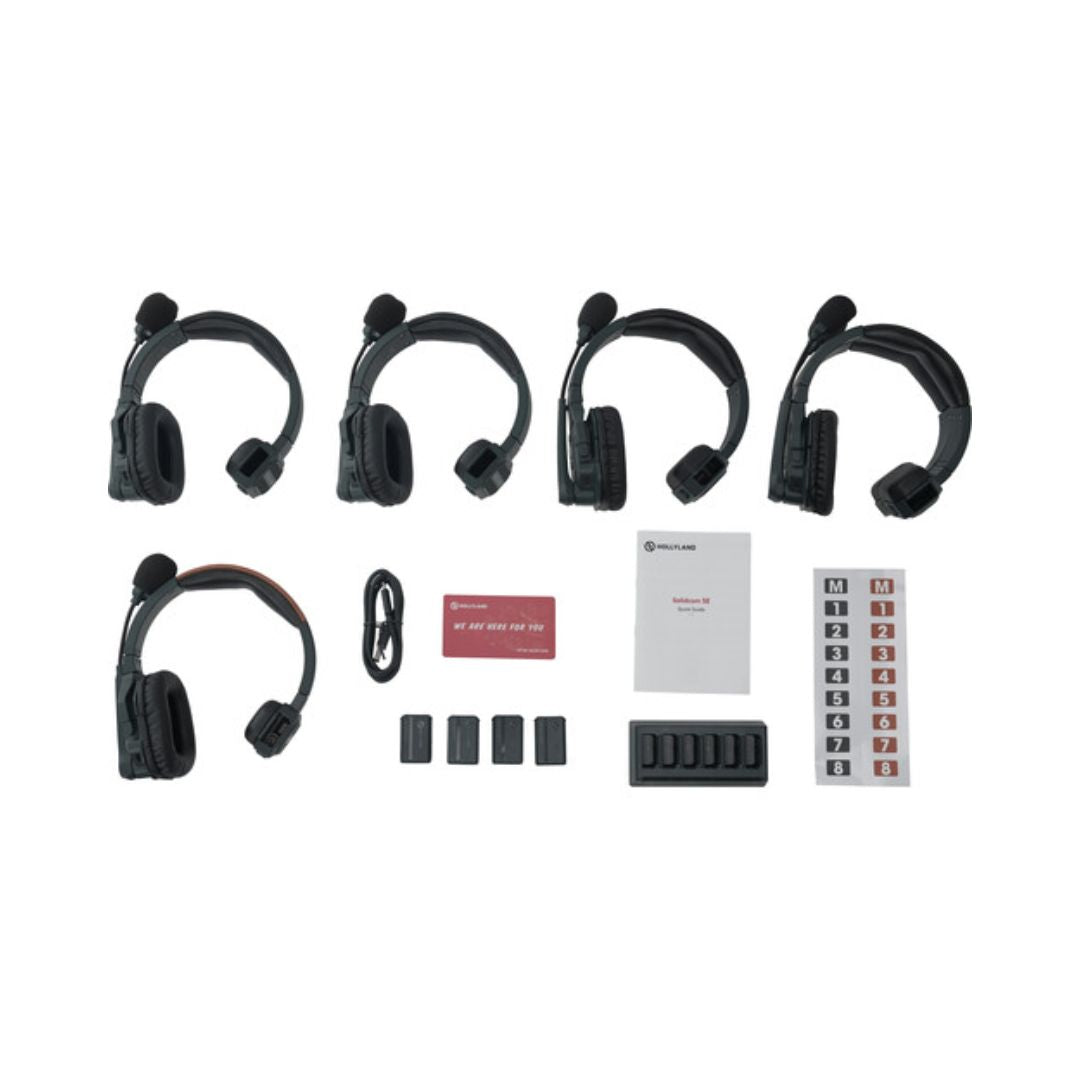 Hollyland Solidcom SE-5S Wireless Headset Intercom System 無線對講系統 Hollyland 恆藝網上商城