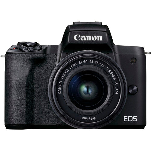 Canon EOS M50 Mark II 可換鏡頭無反相機連 EF-M 15-45mm 及 EF-M 55-200mm 雙鏡頭套裝 Canon 恆藝網上商城