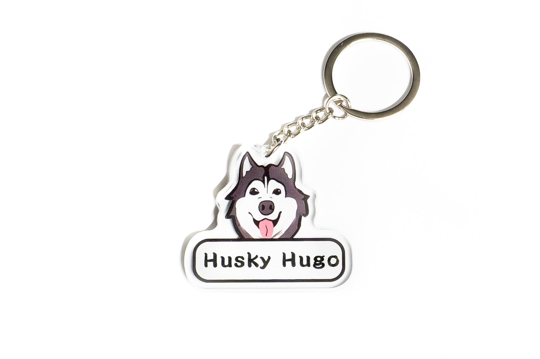 Husky Hugo 卡通圖形設計鎖匙扣 Husky Hugo 恆藝網上商城