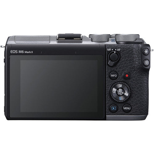 Canon EOS M6 Mark II 可換鏡頭無反相機 - 銀色 Canon 恆藝網上商城