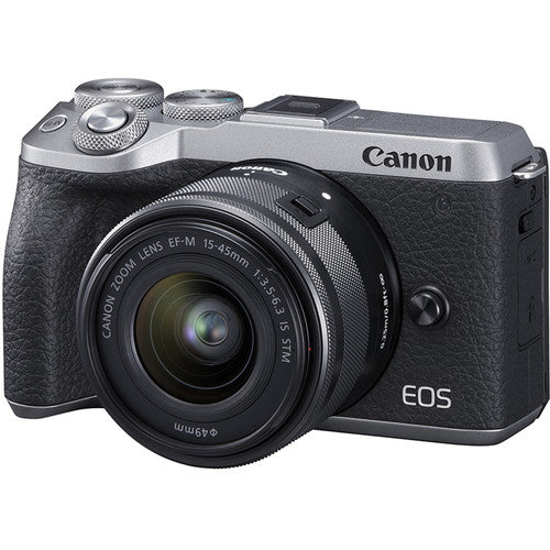 Canon EOS M6 Mark II 可換鏡頭無反相機連EF-M 15-45mm 鏡頭套裝 Canon 恆藝網上商城