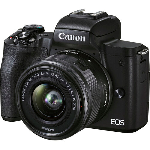 Canon EOS M50 Mark II 可換鏡頭無反相機連 EF-M 15-45mm 鏡頭套裝 Canon 恆藝網上商城