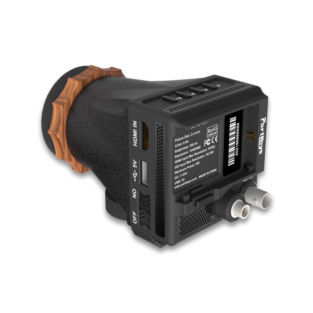 Portkeys LEYE SDI 2.4" LCD Electronic Viewfinder 2.4吋SDI電子觀景器 Portkeys 恆藝網上商城