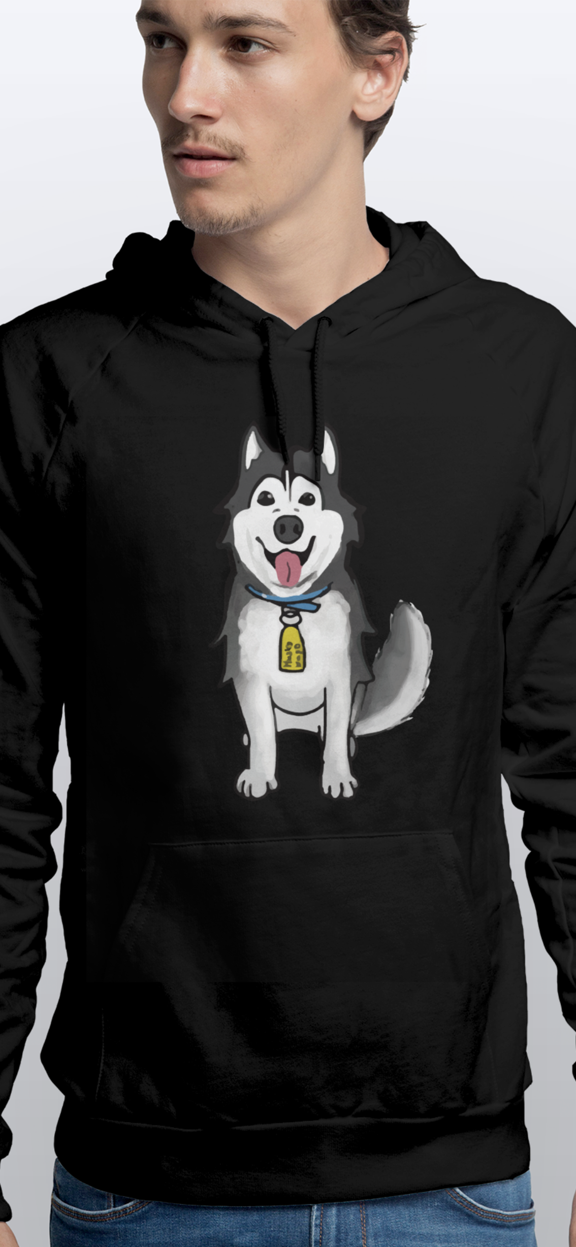 Husky Hugo 卡通圖形設計 長袖衛衣 2021 Husky Hugo 恆藝網上商城