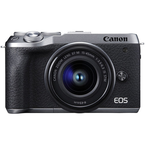 Canon EOS M6 Mark II 可換鏡頭無反相機連EF-M 15-45mm 鏡頭套裝 Canon 恆藝網上商城