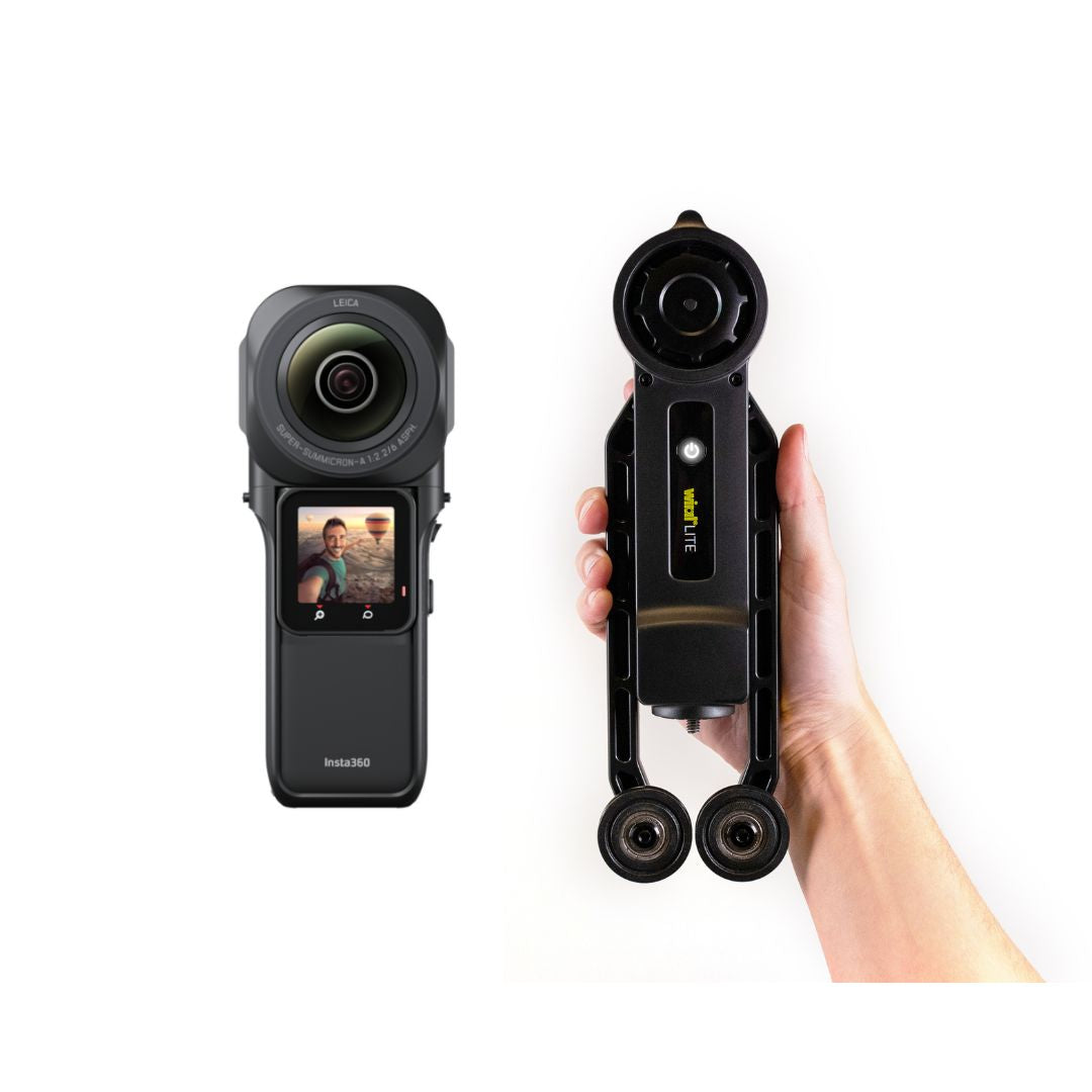 Insta360 ONE RS 1英吋全景套裝360相機 + Wiral LITE相機天軌系統套裝 Insta360 + Wiral