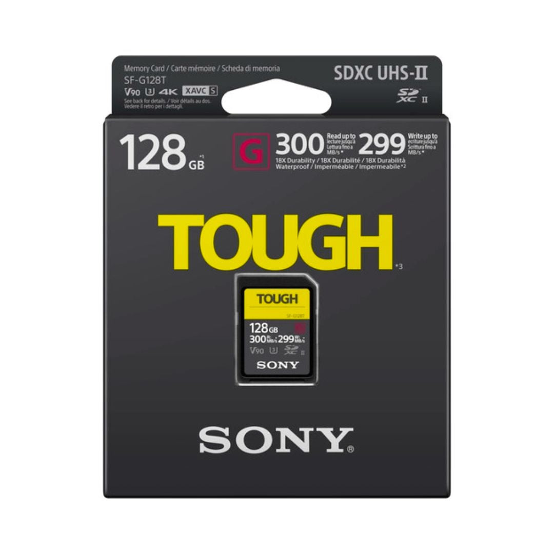 Sony SF-G-Series TOUGH UHS-II V90 SDXC SD 記憶咭 (128GB) Sony