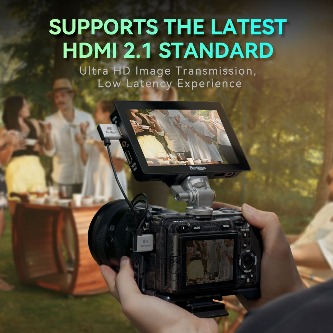 Portkeys 8K 超高清 HDMI 2.1 傳輸線套裝 (30cm+1M) Portkeys