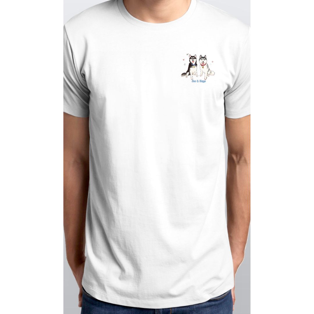 Husky Hugo & Joe 卡通圖形設計短袖T-Shirt 2023(男裝) Husky Hugo