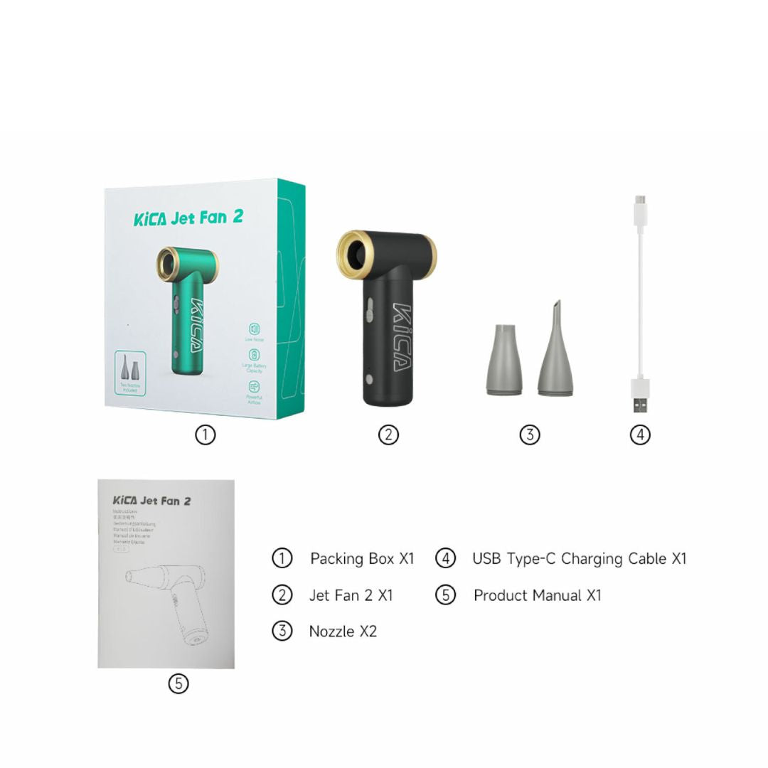 KiCA Jet Fan 2 手持渦輪扇 KiCA