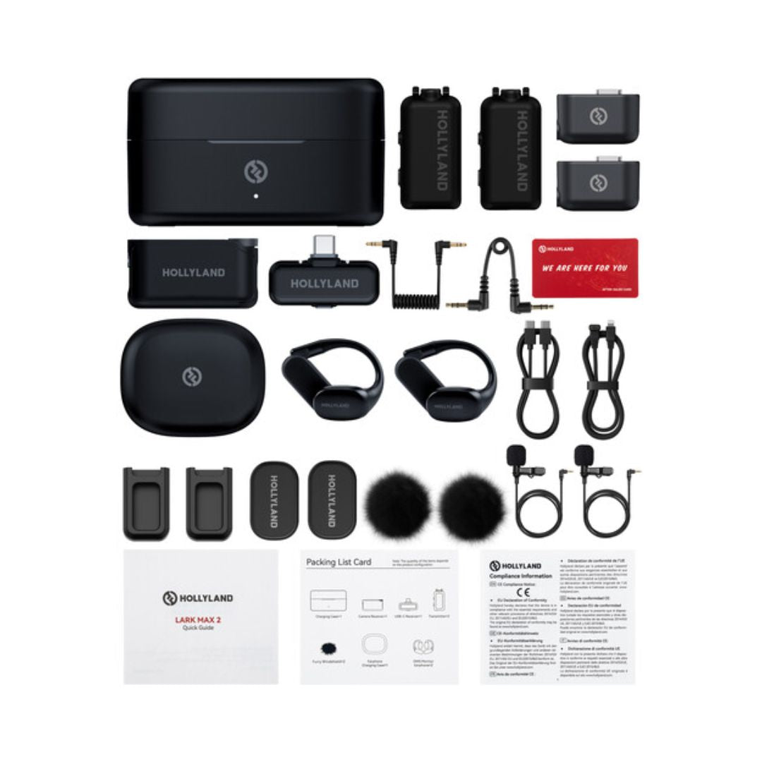 Hollyland Lark Max 2 Ultimate Combo 一拖二無線麥克風 Hollyland 恆藝網上商城