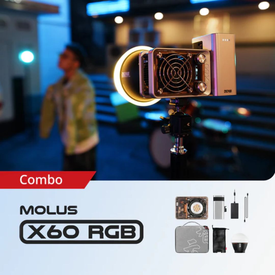 Zhiyun MOLUS X60 RGB Combo LED 攝影燈套裝 Zhiyun