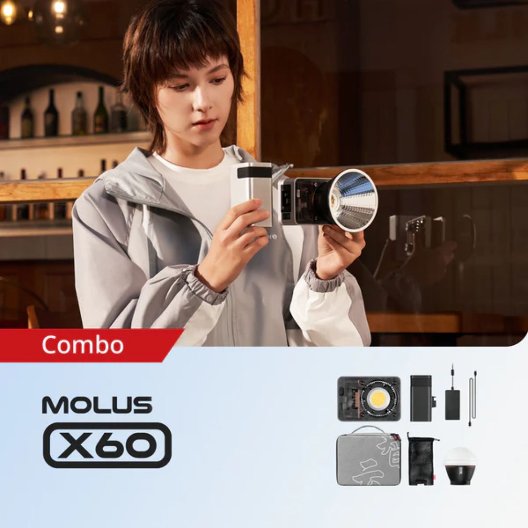 Zhiyun MOLUS X60 Combo COB LED 攝影燈套裝 Zhiyun