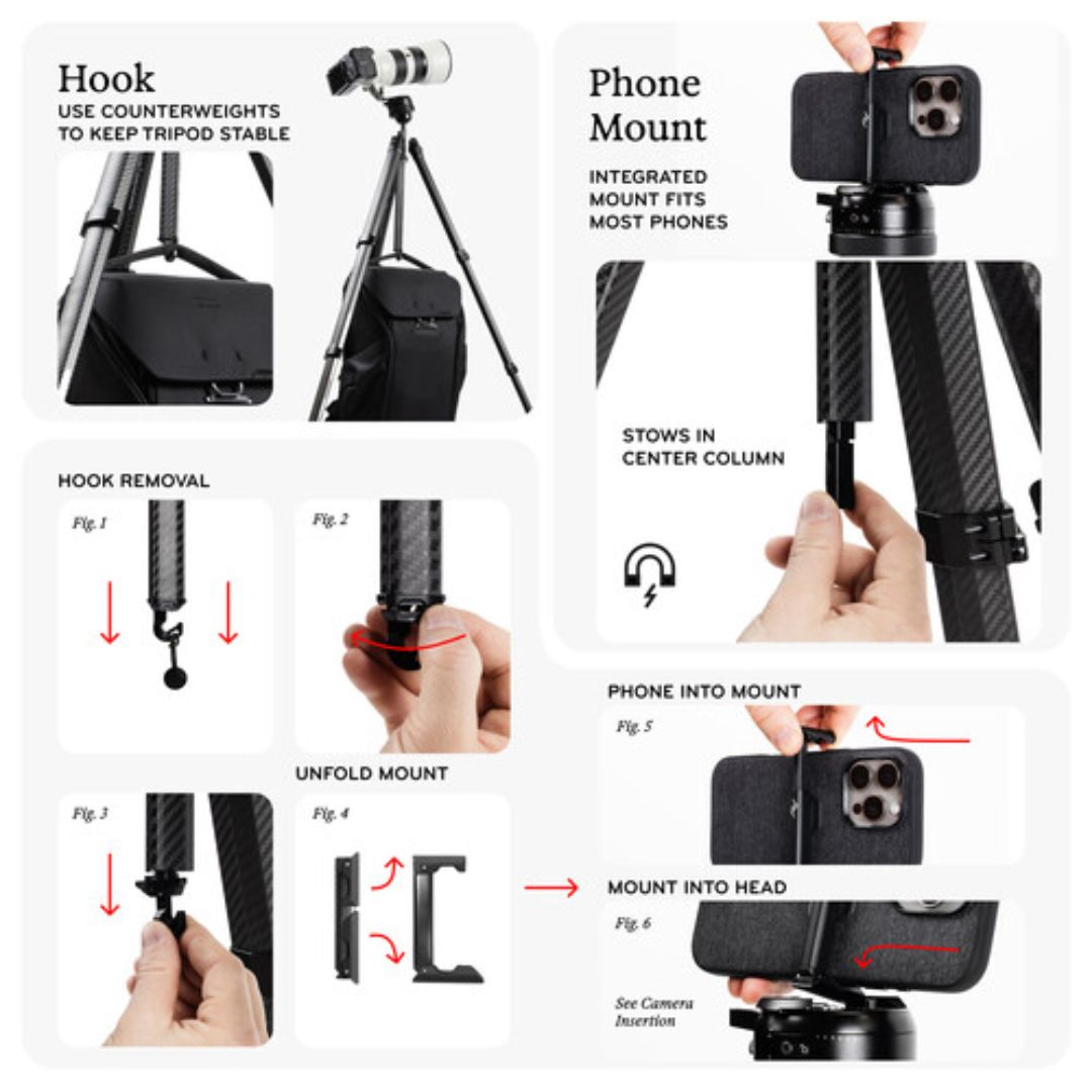 Peak Design Pro Carbon Fiber Tripod