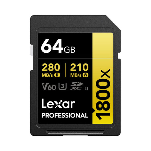Lexar Professional 1800x UHS-II SDXC V60 SD 記憶咭