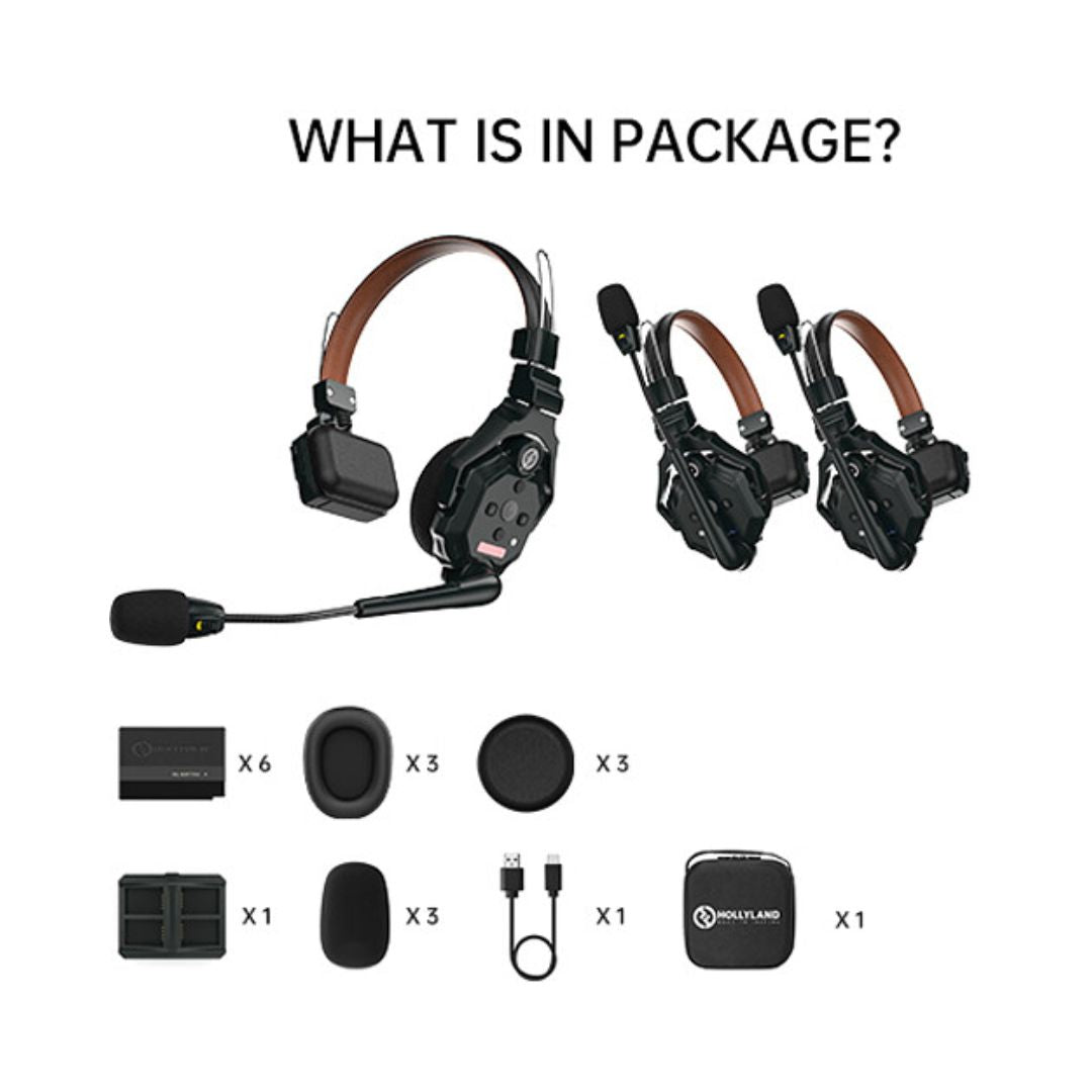 Hollyland Solidcom C1 Pro-3S Full Duplex Wireless Intercom System 全雙工無線對講系統 Hollyland