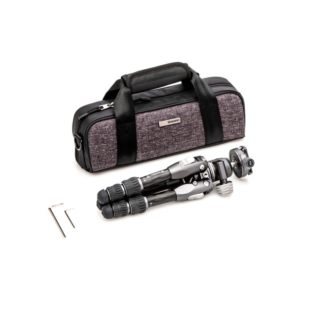 Benro Tortoise 系列旅行碳纖維三腳架 + 雲台套裝TTOR03C+GX25 Benro