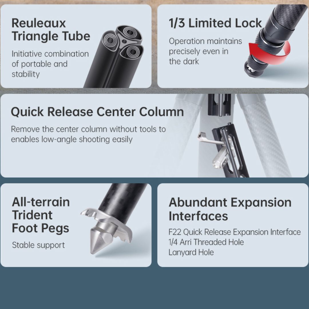 TreeRoot Quick Lock Travel Tripod 旅行碳纖維三腳架 TreeRoot 恆藝網上商城