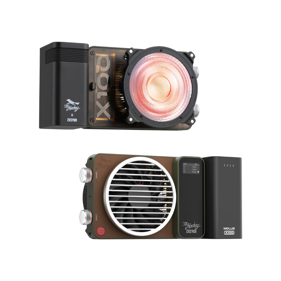 Zhiyun MOLUS X100 RGB Pro COB LED 攝影燈 Zhiyun 恆藝網上商城