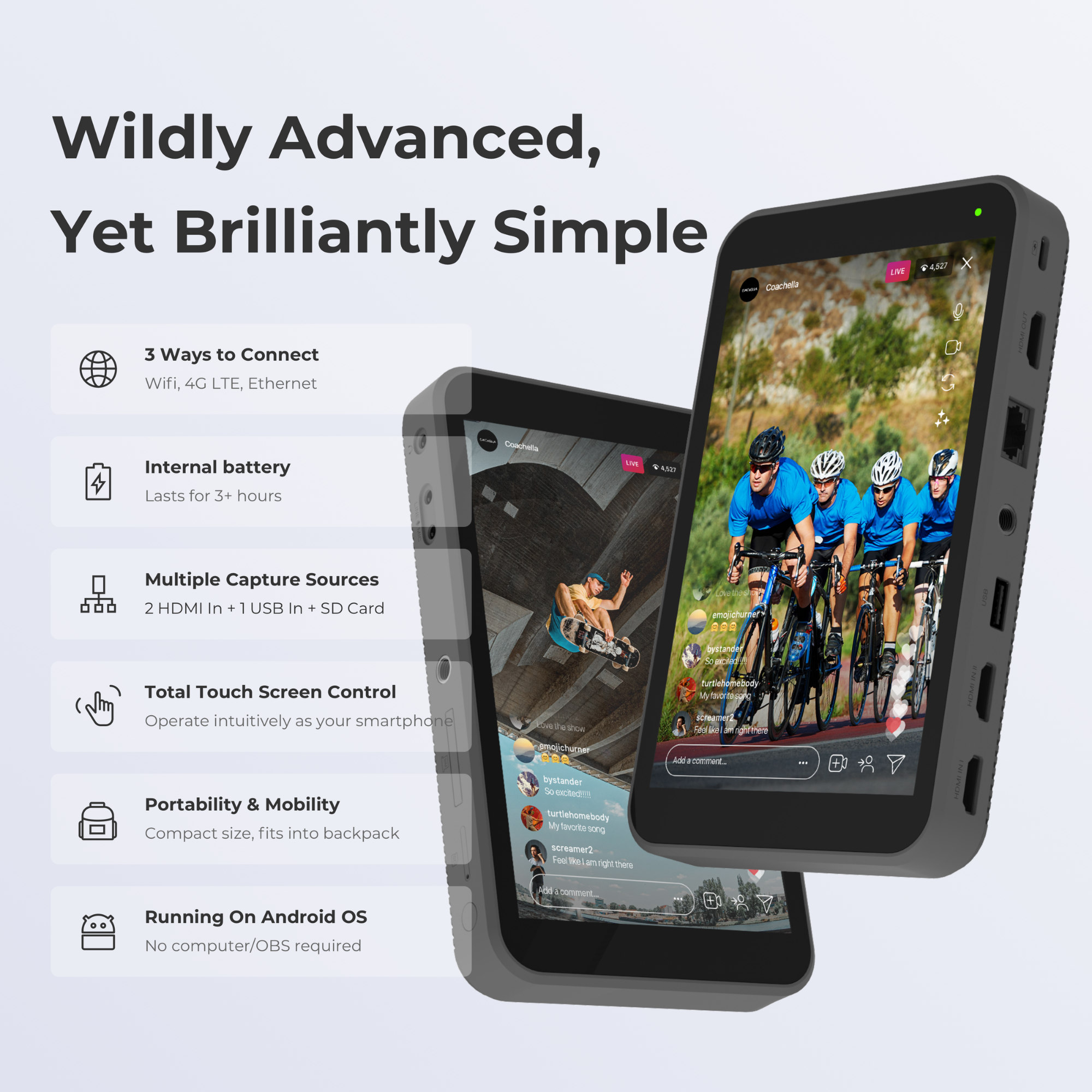 YoloLiv Instream 便攜式垂直直播器 YoloLiv