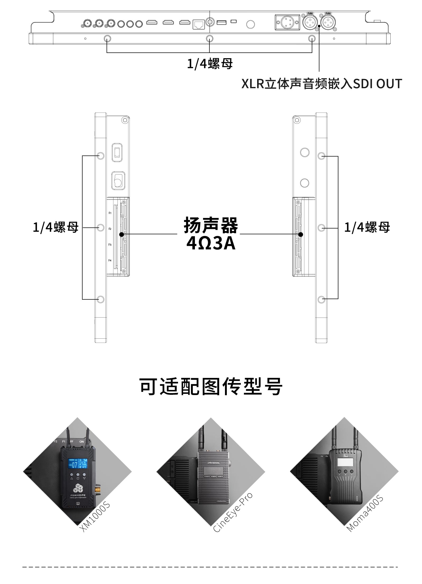 Portkeys MT22 Director Monitor 21吋高亮度導演影像監視器 Portkeys