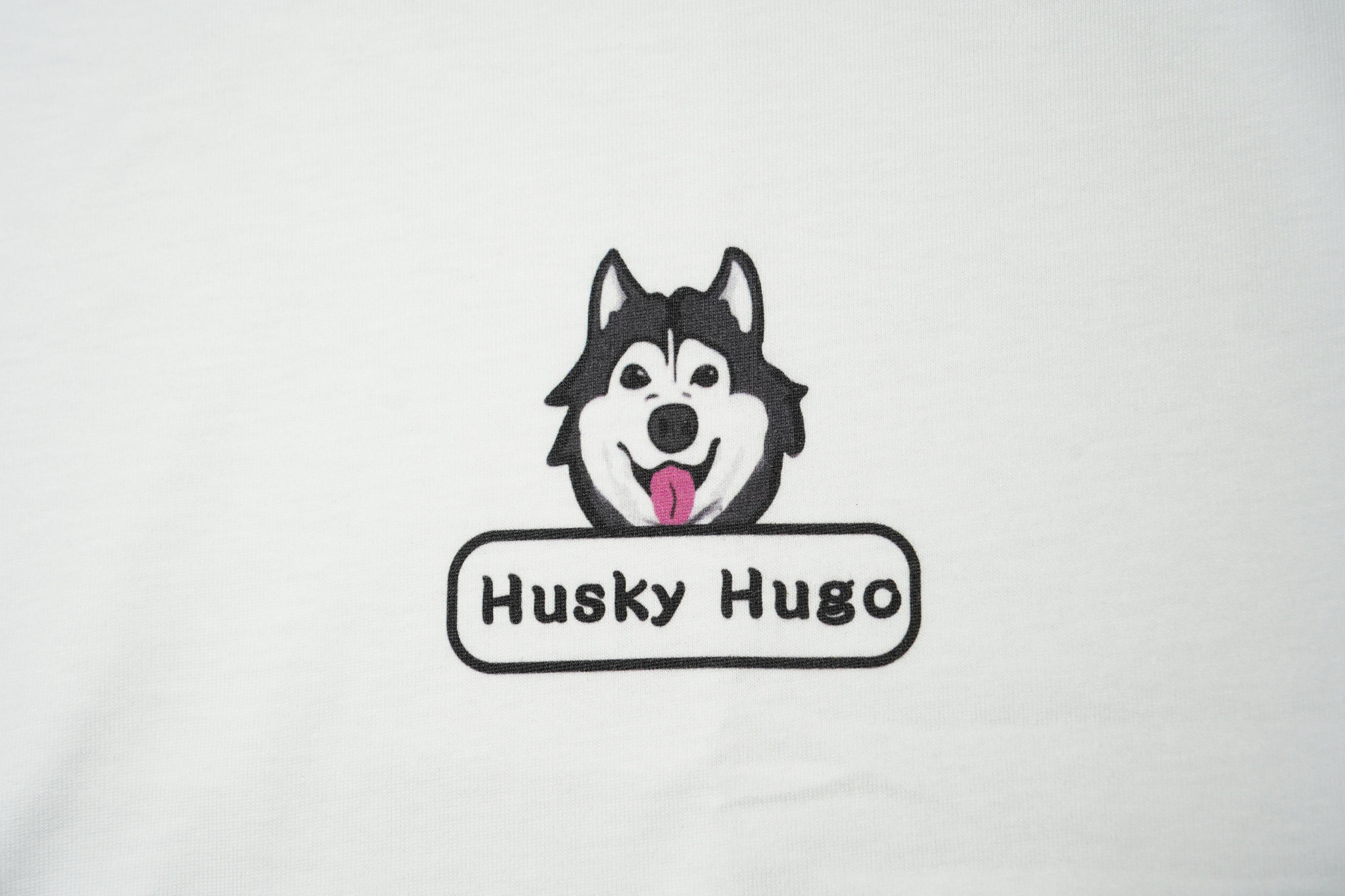 Husky Hugo 卡通圖形設計連名牌 短袖T-Shirt 2021(男裝) Husky Hugo