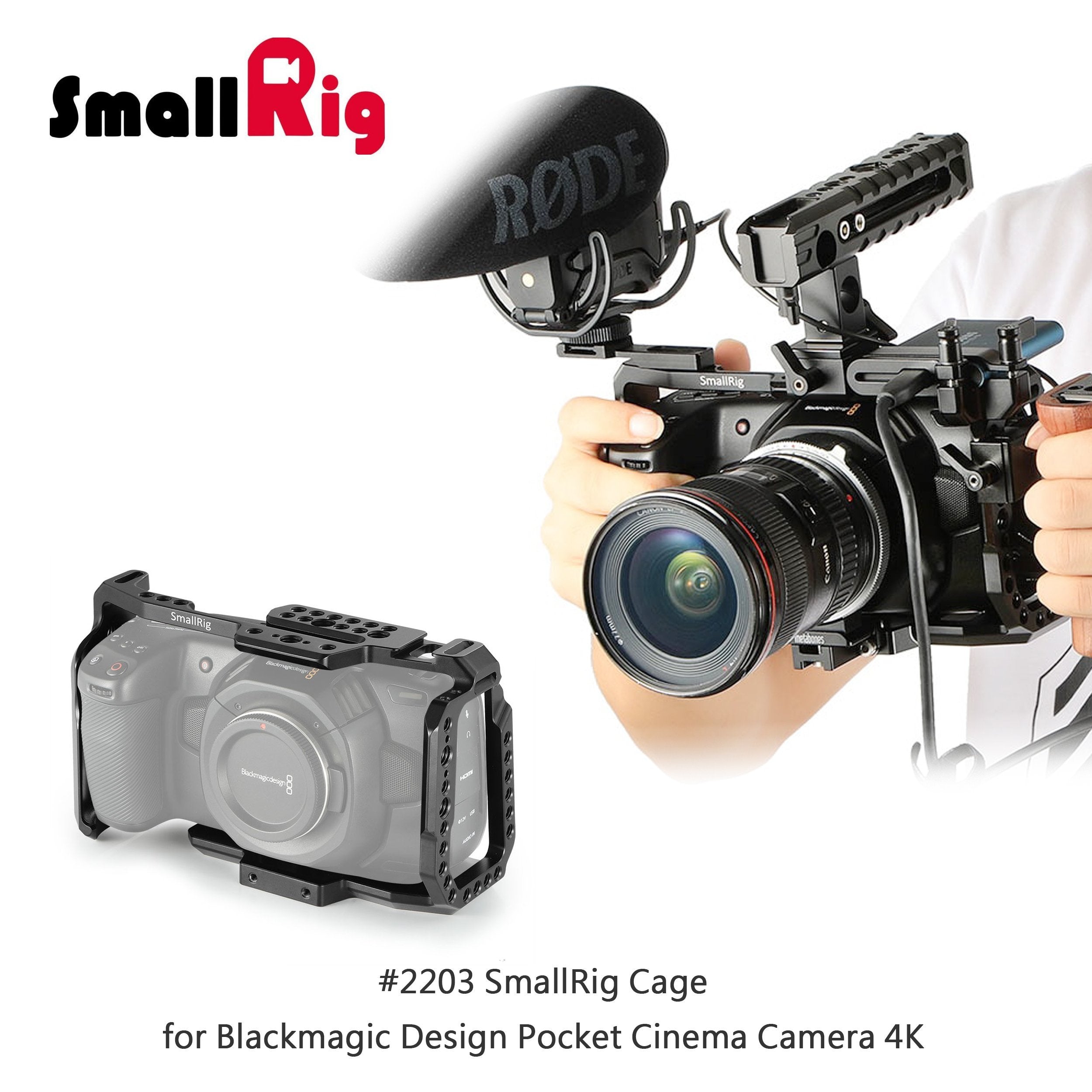 SmallRig Cage 2203 - Blackmagic Design Pocket 4K SmallRig
