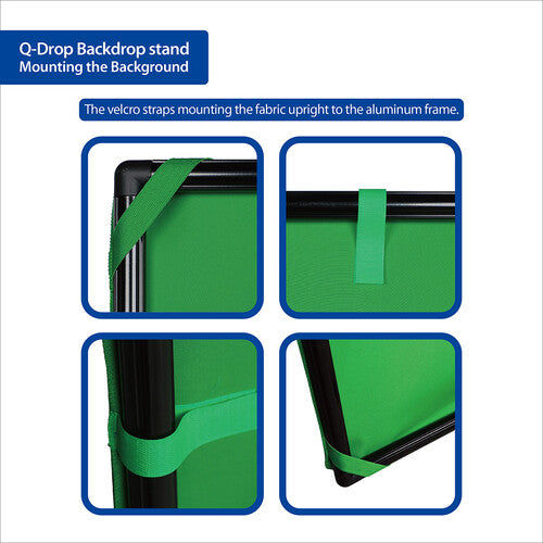 Phottix 4-in-1 Q-Drop Collapsible Backdrop Kit 4合1 Q-Drop可折疊背景套裝 Phottix