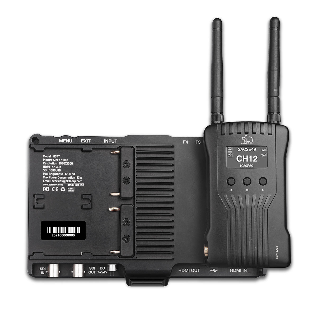 Portkeys HS7T II 4K HDMI/3G-SDI Monitor 7吋4K影像監視器 Portkeys