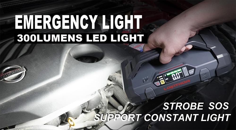 Lokithor JA301 氣泵點火器二合一 (車用緊急電源 2000Amp 20000mAh 12V) Lokithor