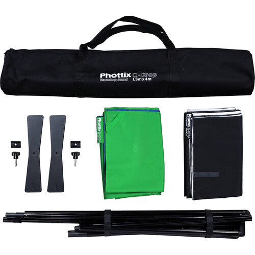 Phottix 4-in-1 Q-Drop Collapsible Backdrop Kit 4合1 Q-Drop可折疊背景套裝 Phottix