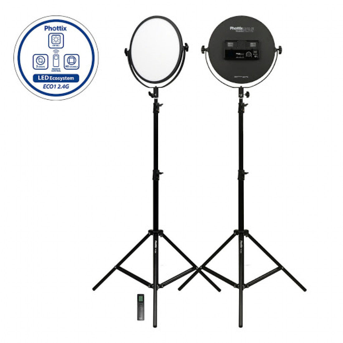 Phottix Nuada R3 II VLED Video LED Light Twin Kit Set LED攝影燈雙燈套裝 Phottix