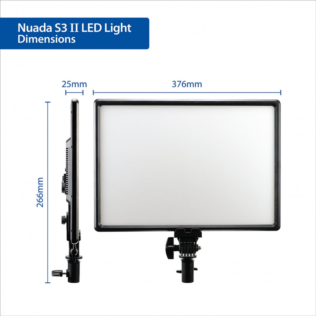 Phottix Nuada S3A LED Video Twin Kit Light LED攝影燈雙燈套裝 Phottix 恆藝網上商城