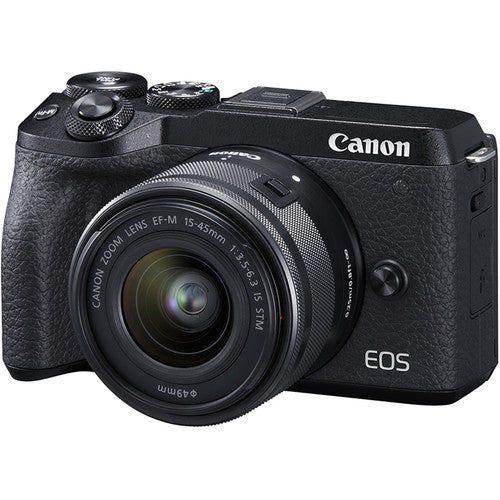 Canon EOS M6 Mark II 可換鏡頭無反相機連EF-M 15-45mm 鏡頭套裝 Canon