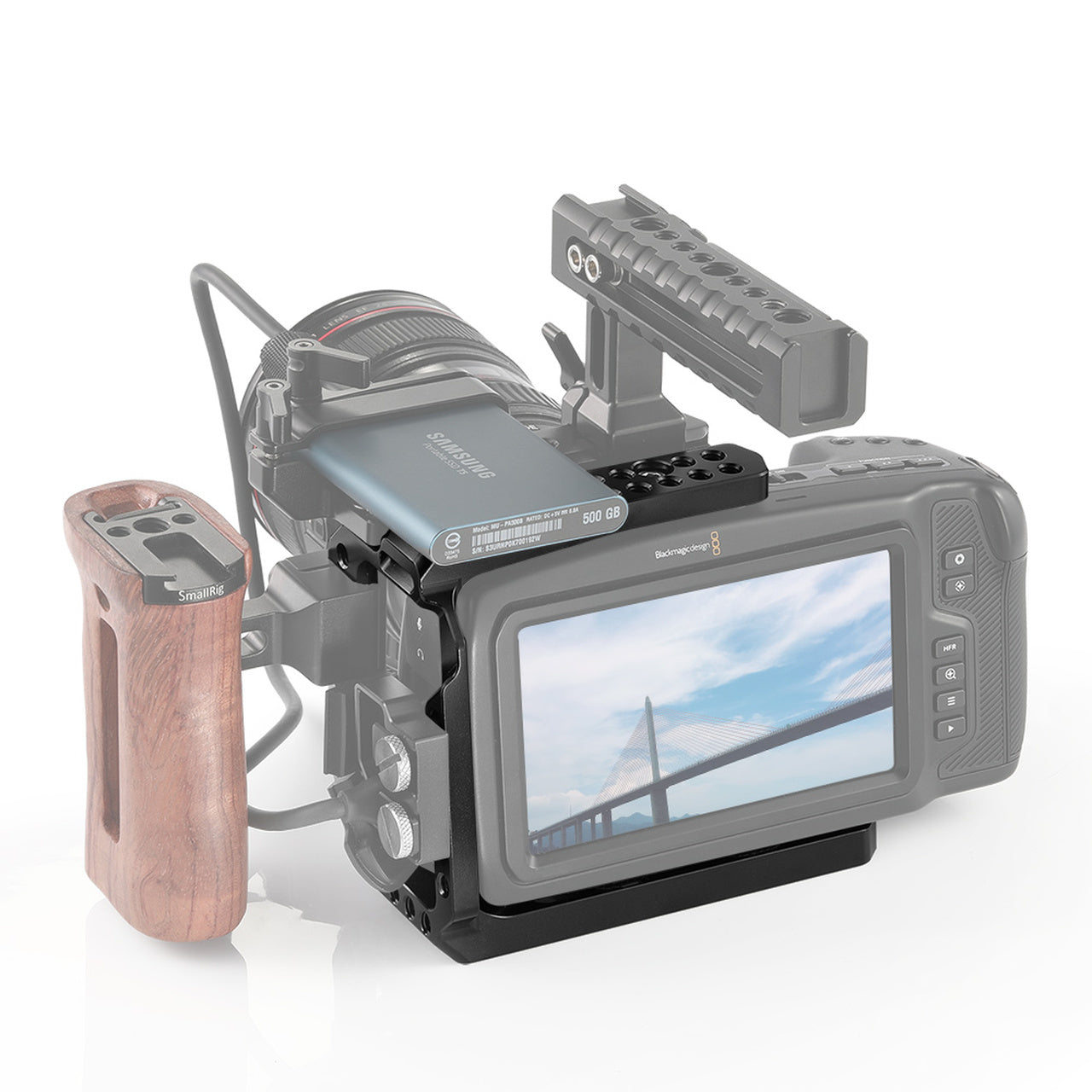SmallRig Half Cage CVB2254 - Blackmagic Design Pocket 4K & 6K SmallRig