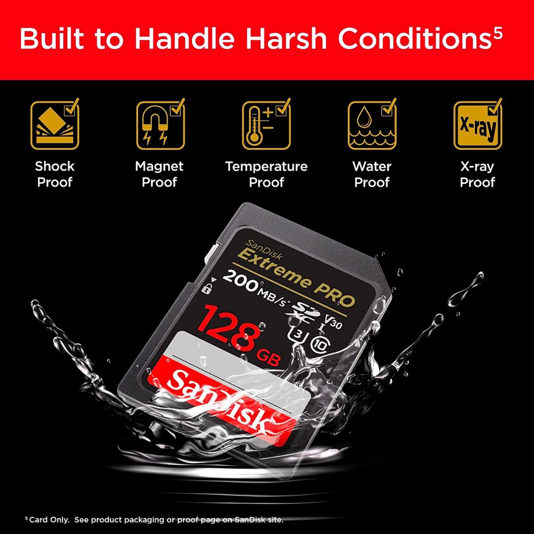 SanDisk Extreme PRO® SDXC™ UHS-I 記憶卡(64/128/256/512GB/1TB) SanDisk