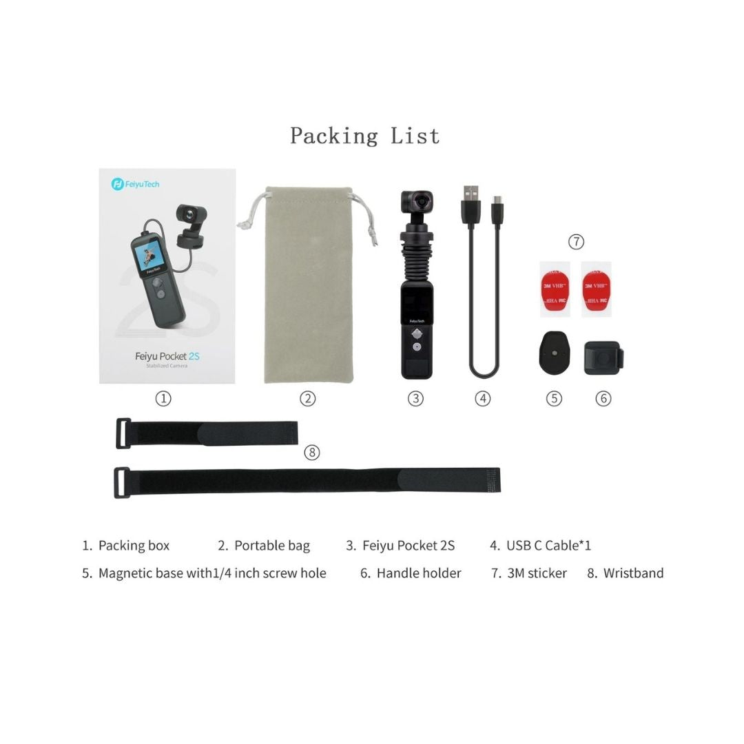 Feiyu Pocket 2S 分體式設計相機 Feiyu