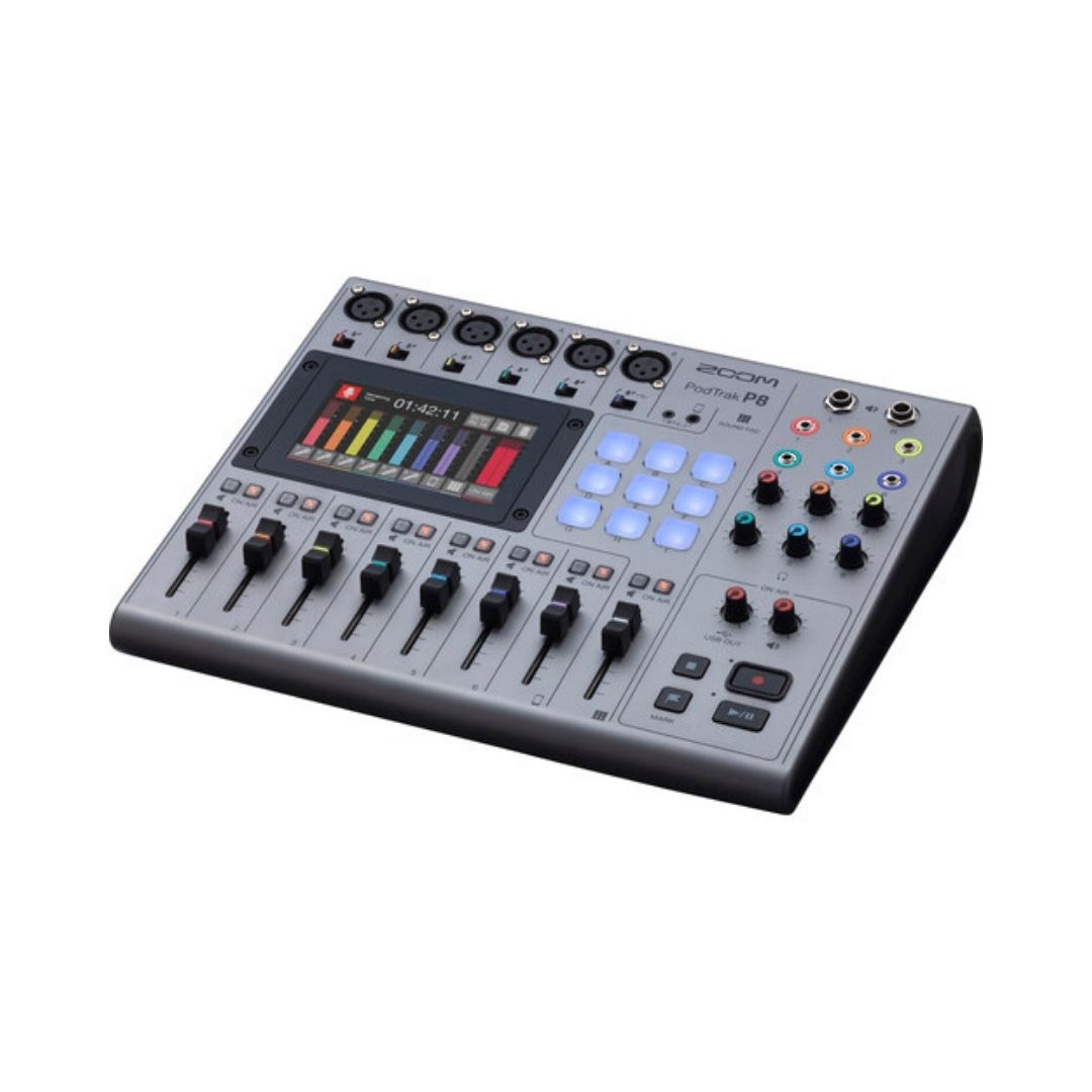 Zoom PodTrak P8 便攜式多軌混音器錄音機 Zoom