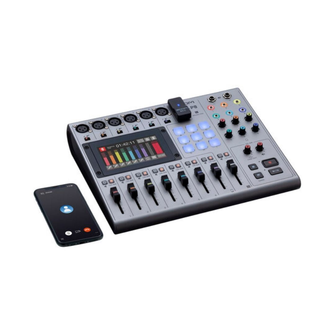 Zoom PodTrak P8 便攜式多軌混音器錄音機 Zoom