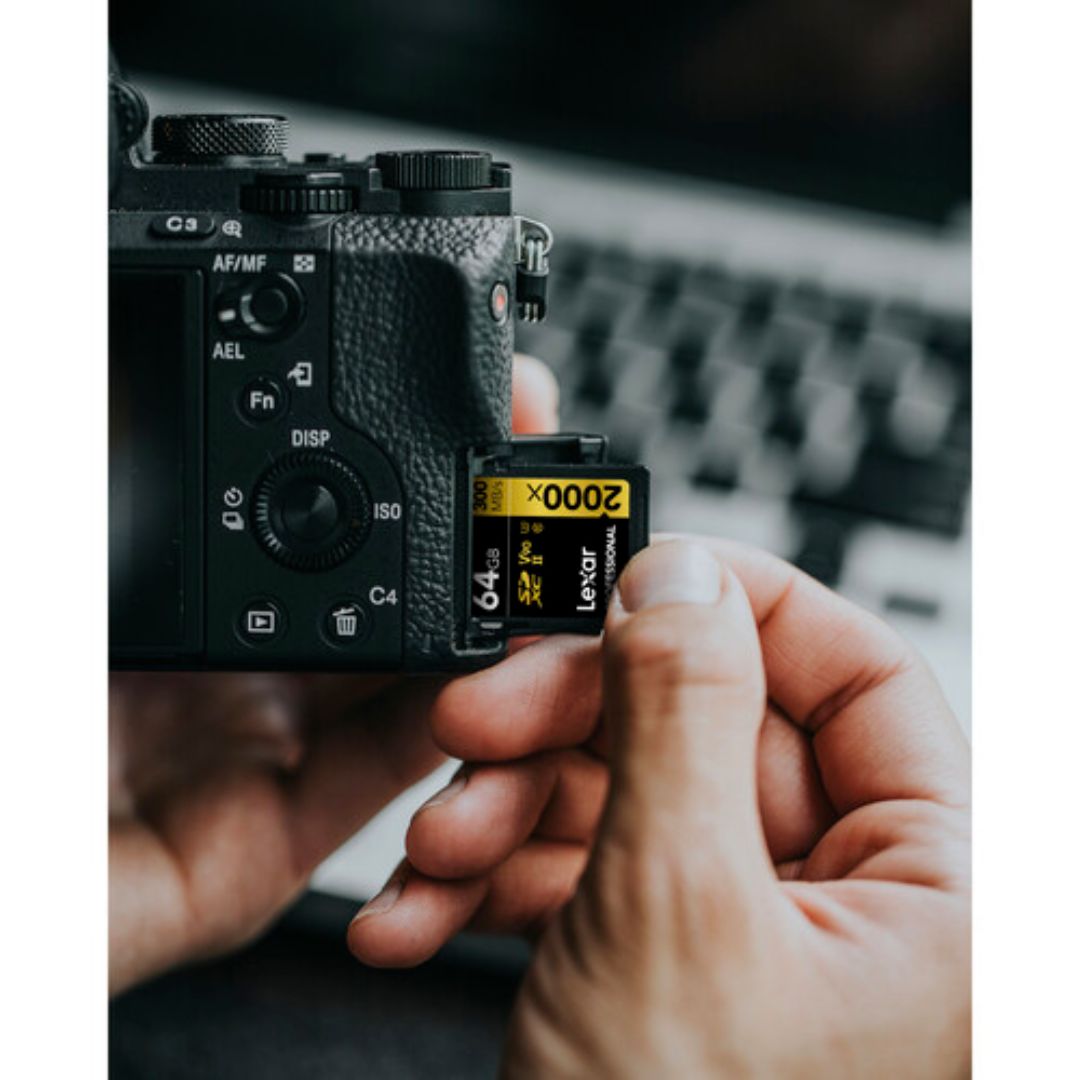 Lexar Professional 2000x UHS-II SDXC V90 SD 記憶咭 Lexar