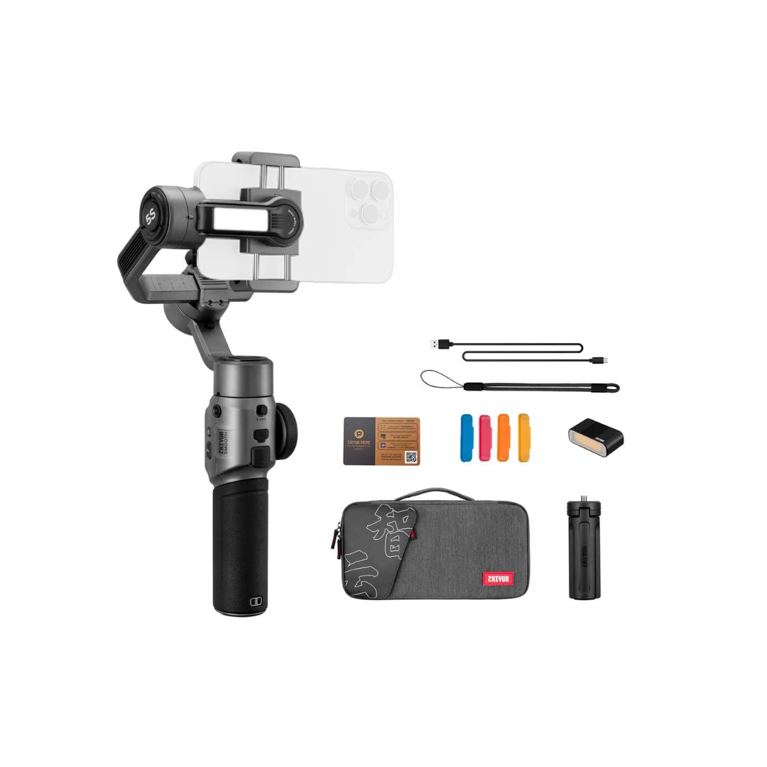 Zhiyun Smooth 5S Combo手機三軸穩定器套裝 Zhiyun