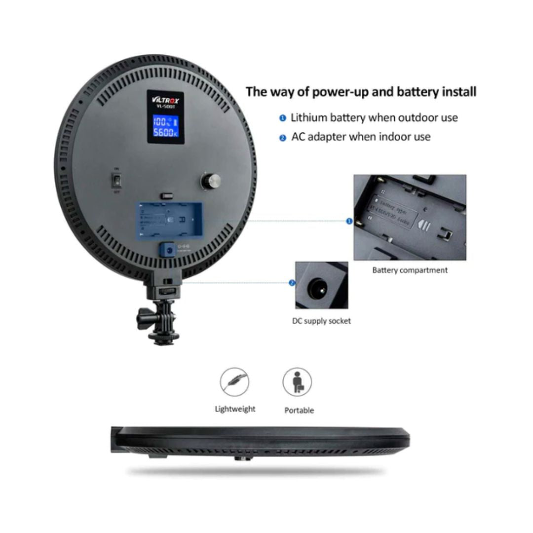 Viltrox VL-500T 雙色 LED LED Light 環形攝影燈 Viltrox